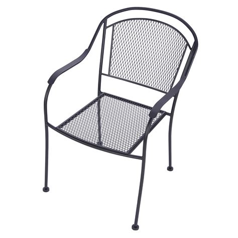 metal nad fabric lawn chair|Metal Patio Chairs at Lowes.com.